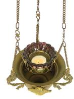 Lampe de sanctuaire - Décoration avec des anges - Laiton -, Antiek en Kunst