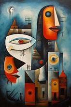 Felix van Horst - Curious Contours (XXL), Antiquités & Art, Art | Peinture | Moderne