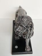 Beeld, Leone a testa alta - 24 cm - Aardewerk - 1930, Antiek en Kunst