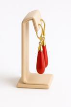 Corail - Argent - Boucles doreilles, Antiquités & Art