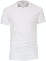 Venti Basis T-shirt Met Stretch Ronde hals Wit 2-Pack, Kleding | Heren, Nieuw, Verzenden