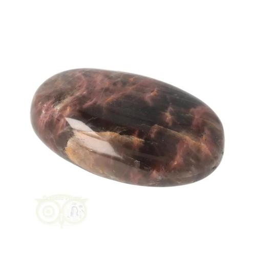 Zwarte Maansteen handsteen  Nr 88 - 65 gram - Madagaskar, Handtassen en Accessoires, Edelstenen, Nieuw, Verzenden