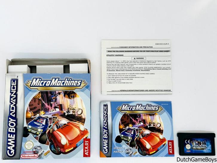 Gameboy Advance / GBA - Micro Machines - FAH, Games en Spelcomputers, Games | Nintendo Game Boy, Gebruikt, Verzenden