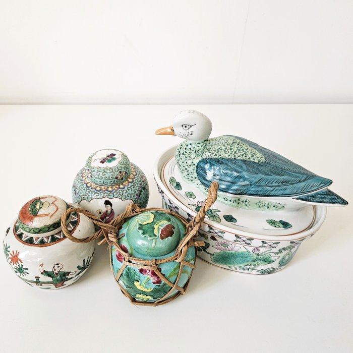 Gemberpot (3) - Porselein, Antiek en Kunst, Kunst | Designobjecten