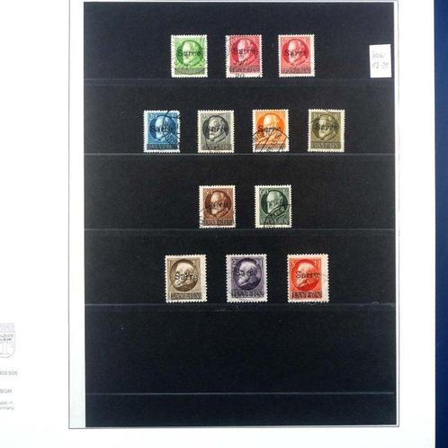 Sarre - Belle collection en album pré-imprimé Lindner et, Postzegels en Munten, Postzegels | Europa | Duitsland