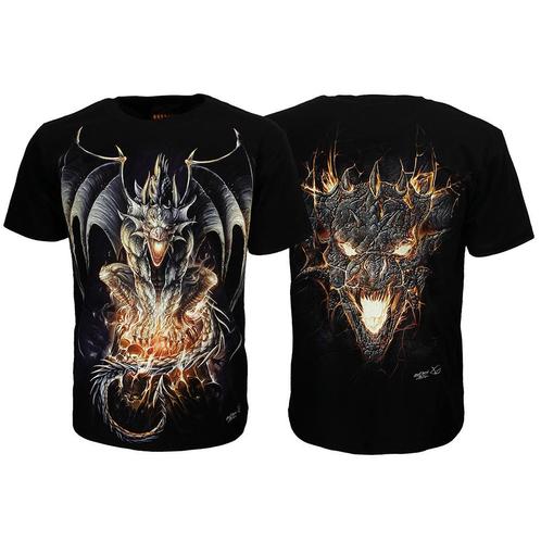 Luciferss Dragon From Hell T-Shirt - Officiële Merchandise, Kleding | Heren, T-shirts