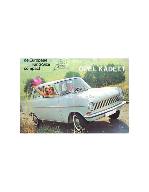 1963 OPEL KADETT A BROCHURE NEDERLANDS, Boeken, Auto's | Folders en Tijdschriften