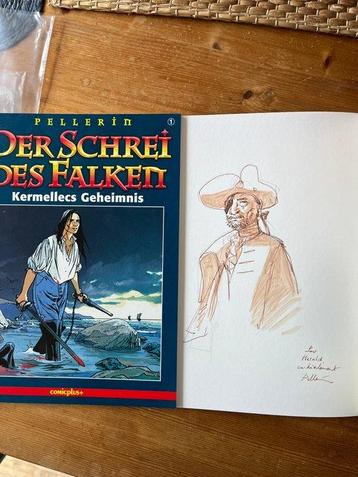 Der Schrei des Falken - 2 sketches of Patrice Pellerin - 2 beschikbaar voor biedingen