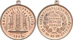 Brons medaille Frankreich: Zweite Republik, 1848-1852:, Postzegels en Munten, Penningen en Medailles, Verzenden