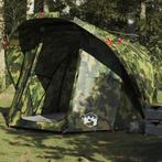 vidaXL Tente de pêche 4 personnes camouflage imperméable, Caravans en Kamperen, Tenten