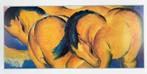 Franz Marc (1880-1916) - Yellow Horses, 1912 - Artprint -, Antiek en Kunst