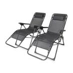 Luxe tuinstoel - set van 2 - 64 x 94,5 x 107,5 cm, Tuin en Terras, Verzenden, Nieuw