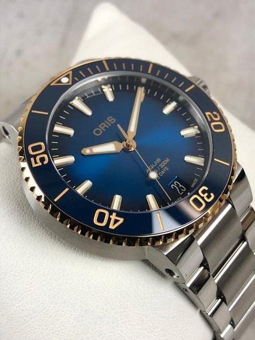 Oris - Aquis Date Calibre 400 Automatic - 01 400 7769, Handtassen en Accessoires, Horloges | Heren