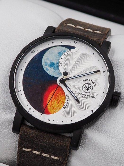 Stefano Braga - Zonder Minimumprijs - Brand New * Hyperion *, Handtassen en Accessoires, Horloges | Heren