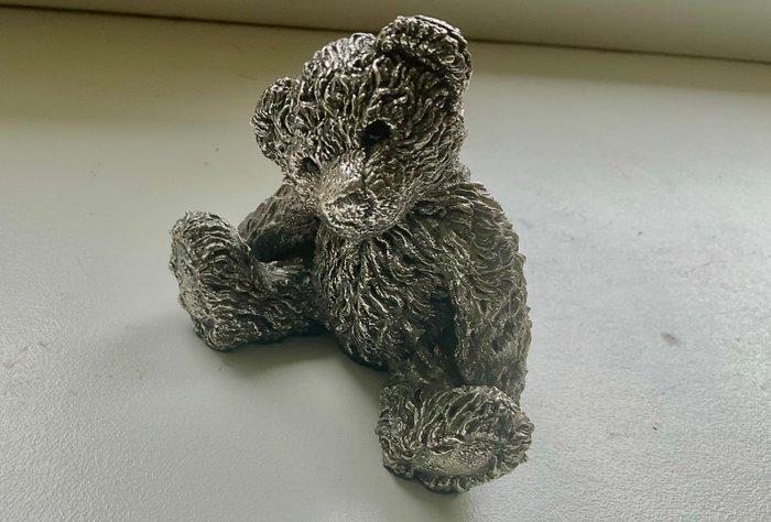 Beeldje - Teddy Bear - Verzilverd, Antiek en Kunst, Antiek | Speelgoed