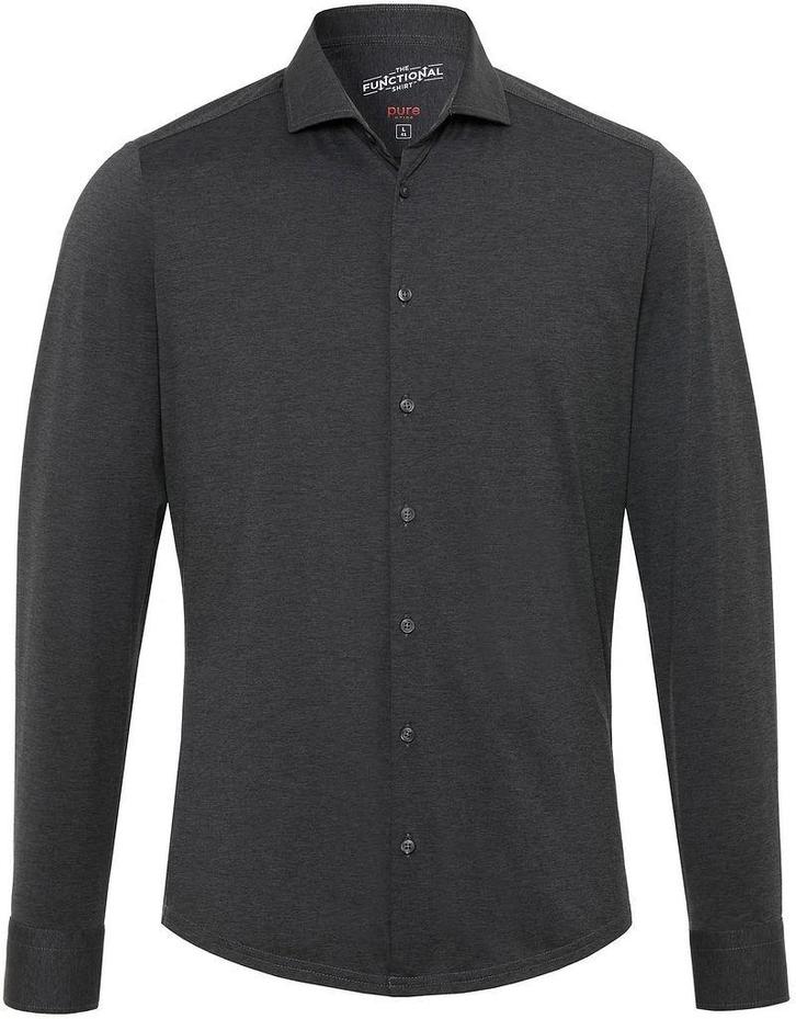 Pure H.Tico The Functional Shirt Antraciet maat 44 Heren, Kleding | Heren, Merkkleding | Overhemden, Nieuw, Halswijdte 43/44 (XL)