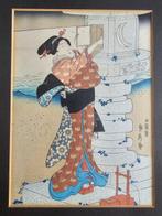 Utagawa Sadahide – Estampe sur bois ukiyo-e – Belle femme
