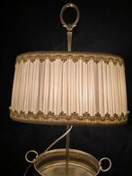 Lampe de table - Métal - lampe de table plissée, Antiquités & Art