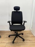 Refurbished Steelcase Amia Incl. Hoofdsteun, Verzenden, Zwart, Zo goed als nieuw, Bureaustoel