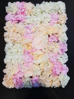 Actie flowerwall flower wall 40*60cm. wit, roze, zalmkleur, Nieuw