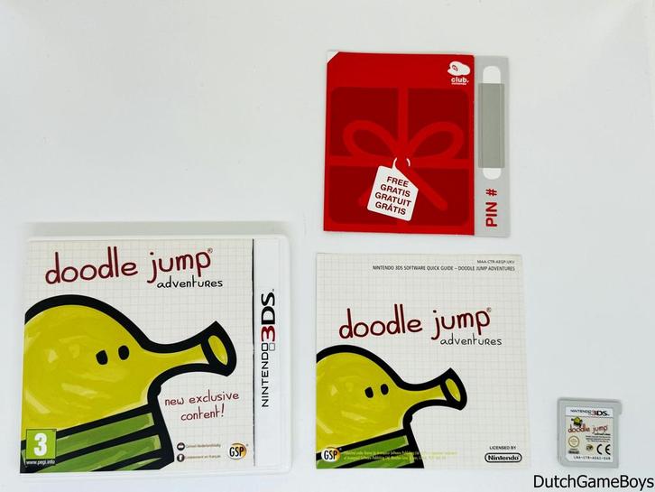 Nintendo 3DS - Doodle Jump - Adventures - FAH, Consoles de jeu & Jeux vidéo, Jeux | Nintendo 2DS & 3DS, Envoi