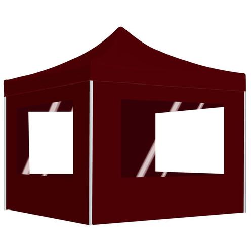 vidaXL Tente de réception pliable avec parois Aluminium, Tuin en Terras, Partytenten, Verzenden