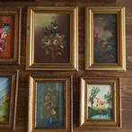 Lijst (10) - Canvas, Hout, bladgoud - vintage schilderijen, Antiek en Kunst