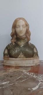 Figuur - Busto di Giovanna DArco (Jeanne dArc) - Albast