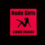 Reclamebord - Amsterdam Red-lights Nude Girls Come inside