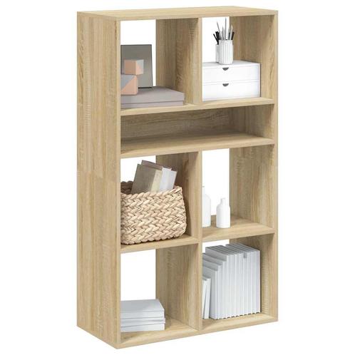 vidaXL Boekenkast 66x31x112 cm bewerkt hout sonoma, Huis en Inrichting, Kasten | Boekenkasten, Nieuw, Verzenden