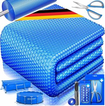 KESSER® Zwembad zonnezeil - Afdekzeil - 600x400cm - Blauw beschikbaar voor biedingen