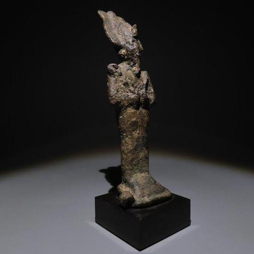 Oud-Egyptisch Brons Osiris God. Late periode, 664 - 332, Verzamelen, Mineralen en Fossielen