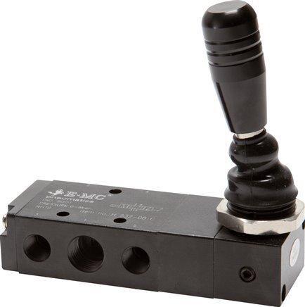 5/3 G1/4'' (G1/8'') Middenuitlaat Handbediend Ventiel Detent, Doe-het-zelf en Bouw, Overige Doe-Het-Zelf en Bouw, Verzenden