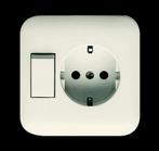 ABB Busch-Jaeger SI Gecombineerde Schakelaar Stopcontact, Verzenden, Nieuw