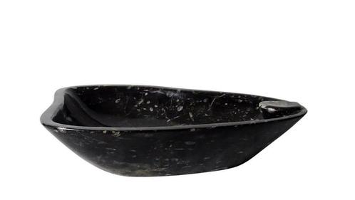 Sanifun Waskom Vana orthoceras marmer zwart, Huis en Inrichting, Badkamer | Badtextiel en Accessoires, Overige typen