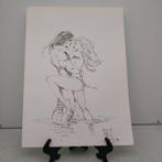 Conan & Red Sonja - Original Sketch by Val Mayerik - Uniek