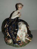 Luigi Fabris - Fabris - Figurine, dame à la rose -, Antiek en Kunst