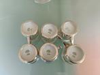 Richard Ginori, Bugatti - Koffieservies (8) - Argento 800, Antiek en Kunst