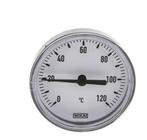 0 tot +120°C Plastic Bimetalen Thermometer 63mm Behuizing, Doe-het-zelf en Bouw, Verzenden, Nieuw