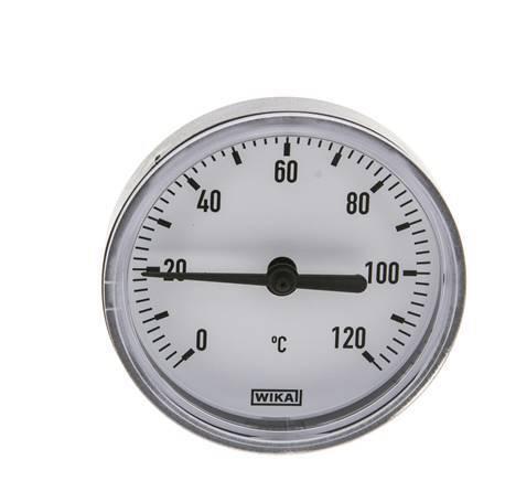 0 tot +120°C Plastic Bimetalen Thermometer 63mm Behuizing, Doe-het-zelf en Bouw, Overige Doe-Het-Zelf en Bouw, Verzenden