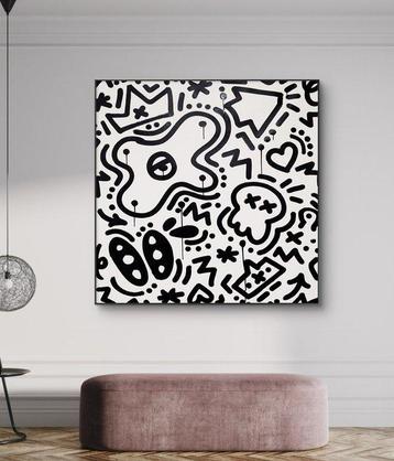 Omhie (1986) - Paranoid (XXL - Unique Work) · Pop Art •, Antiquités & Art, Art | Peinture | Moderne