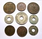 Palestina. 9 different coins 1 Mil/10 Mils | 1927-1946 |