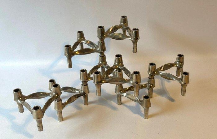 BMF - Kandelaar - Metaal - Acht modulaire kroonluchters, Antiek en Kunst, Kunst | Designobjecten