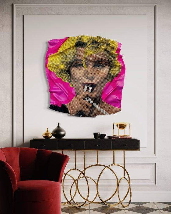 SOYZ BANK (1988) x AIIROH (1987) - POP N DOT Marylin, Antiek en Kunst, Kunst | Designobjecten