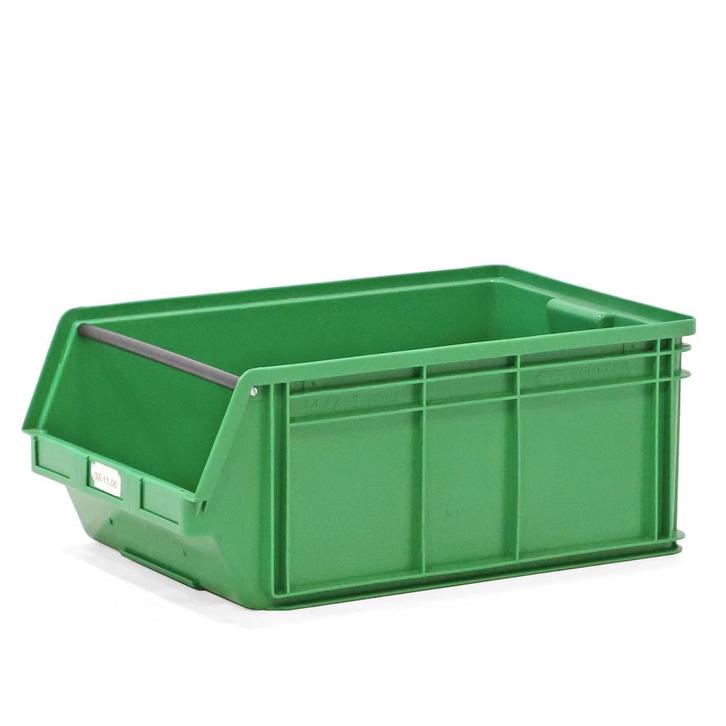 Gebruikte Magazijnbak kunststof met grijpopening stapelbaar, Doe-het-zelf en Bouw, Kratten en Dozen, Gebruikt, Ophalen of Verzenden