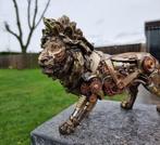 Beeld, Steampunk Lion - New - 20 cm - Hars