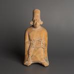 Jaina-eiland, Maya Terracotta Belangrijk figuur van een, Collections