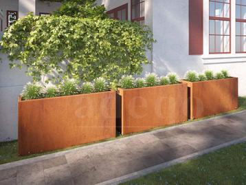 Adeqo cortenstaal plantenbak rechthoek 150 x 40 x 80 cm beschikbaar voor biedingen