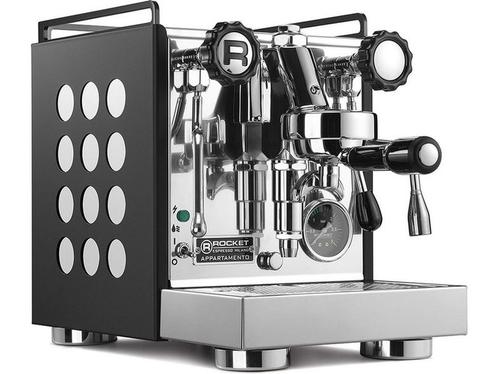 ROCKET ESPRESSO Appartamento Espressomachine Zwart Wit, Huis en Inrichting, Woonaccessoires | Overige, Zo goed als nieuw, Verzenden