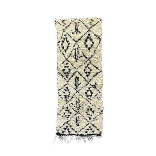 Beni Ouarain vintage Marokkaanse tapijt voor slaapkamer -, Huis en Inrichting, Stoffering | Tapijten en Vloerkleden